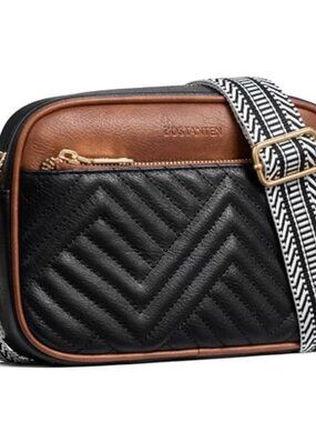 BOSTANTEN Crossbody Bag Vegan Leather Small Purse Detachable Strap